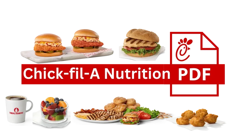 Chick-fil-A Nutrition PDF in November 2024 6 Chick-fil-A Nutrition PDF